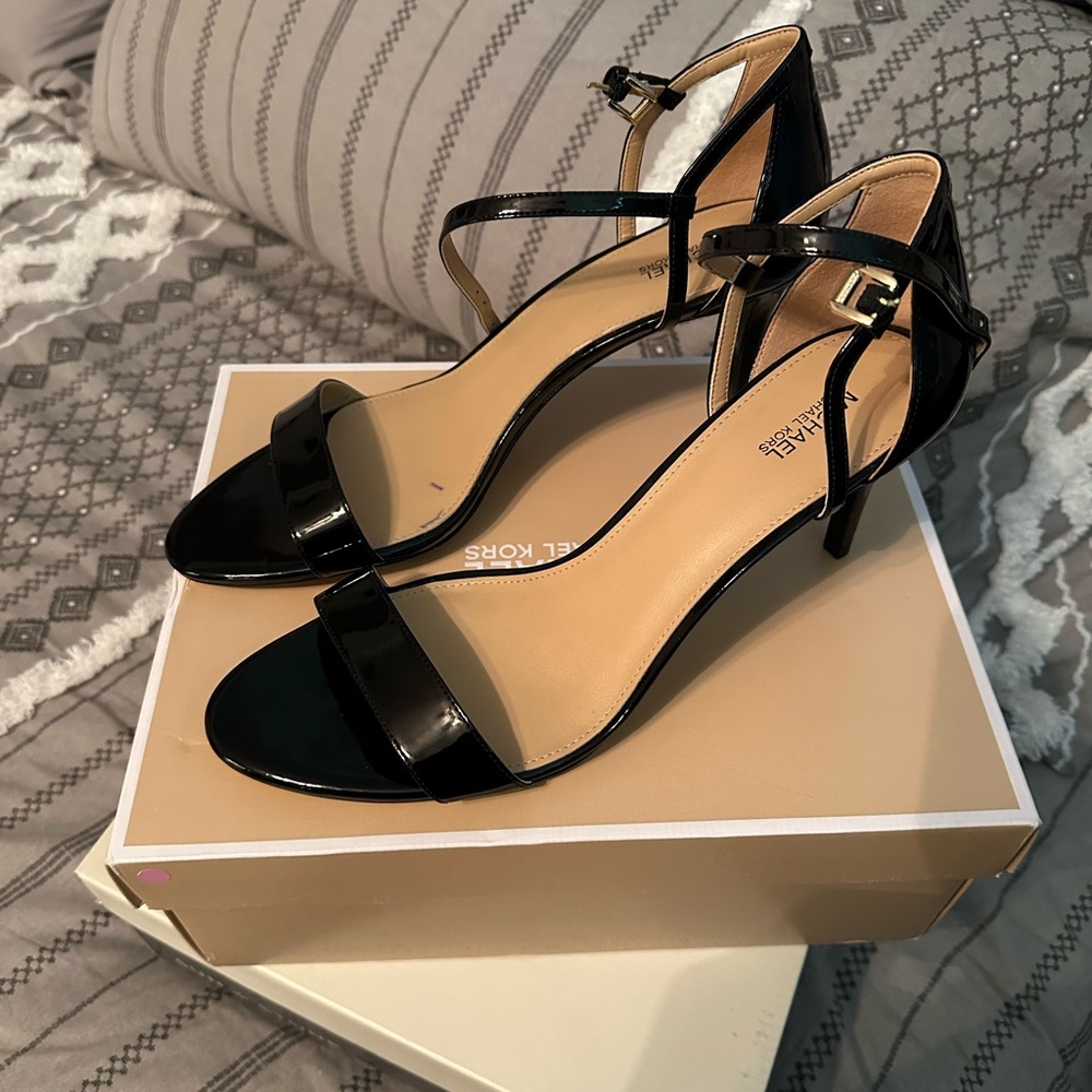 Michael Kors Black Patent Heels - Picture 7 of 12